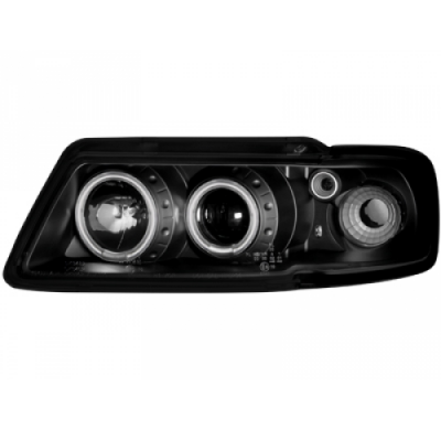 Faros Delanteros Audi A3 8l 09.96-08.00_2 Ccfl Slr _ Negro