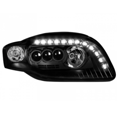 Faros Luz Diurna Audi A4 B7 04-08 _ Cromado