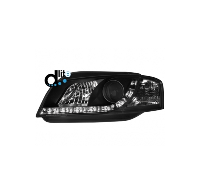 Faros Luz Diurna Audi A3 8p Homologacion R87 _ Negro