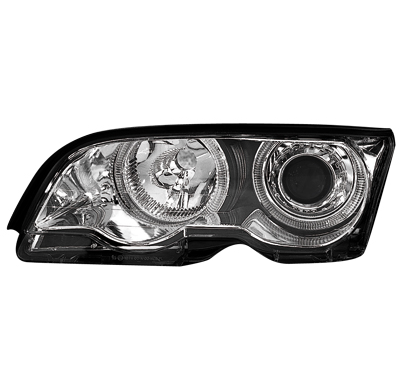 Faros Delanteros Bmw E46/2 Coupe 01-03_2 Angel Eyes_Cromado