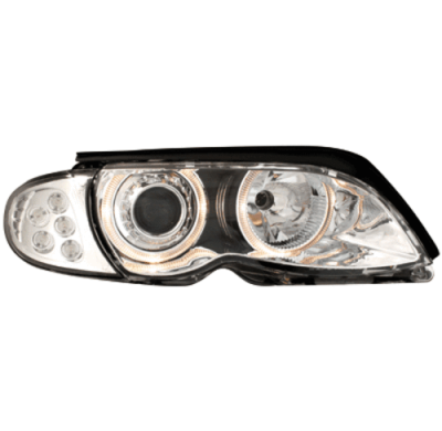 Faros Angel Eyes Bmw E46 4d 01-03