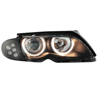 Faros Angel Eyes Bmw E46 4d 01-03