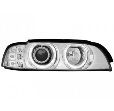 Faros Delanteros Bmw E39 5er 95-00 _ Led Indicator_ Cromado