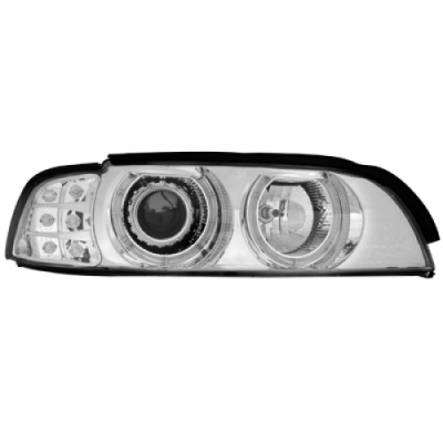 Faros Delanteros Bmw E39 5er 95-00 _ Led Indicator_ Cromado