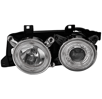 Faros Delanteros Bmw E32/34 5/7er 88-92_2 Angel Eyes_Cromado