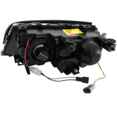 Faros Delanteros Bmw E46/2 Coupe 01-03_2 Angel Eyes_Negro
