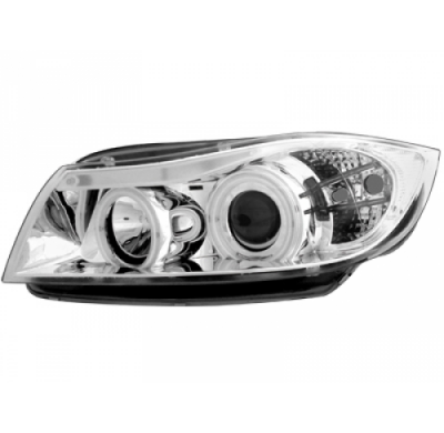 Faros Delanteros Bmw E90/E91 3er _ 2 Ccfl Slr _ Cromado