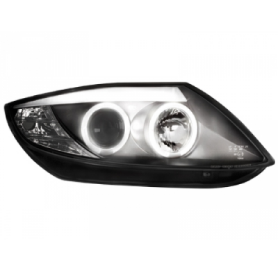 Faros Delanteros Bmw Z4 02-08 _ 2 Ccfl Slr _ Negro