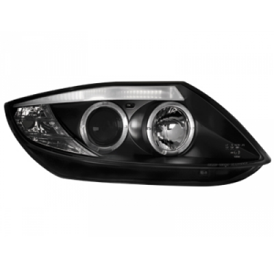 Faros Delanteros Bmw Z4 02-08 _ 2 Ccfl Slr _ Negro