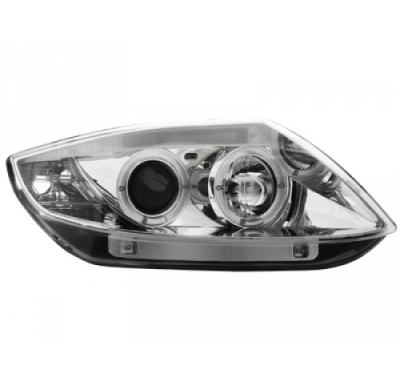 Faros Delanteros Bmw Z4 02-08 _ 2 Ccfl Slr _ Cromado