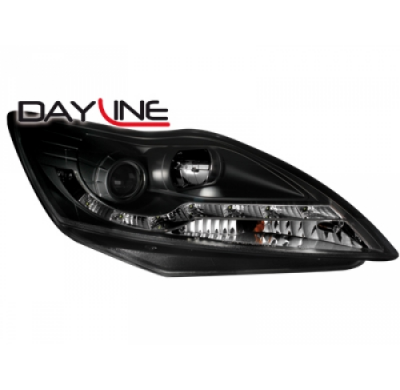 Faros Luz Diurna Ford Focus 08-11 _  _Cromado
