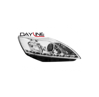 Faros Luz Diurna Ford Focus 08-11 _ Cromado