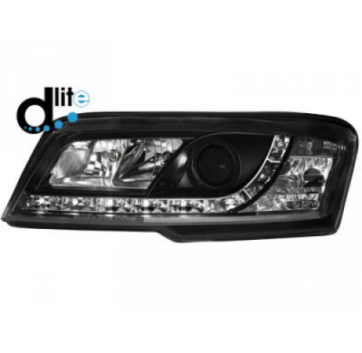 Faros Luz Diurna Homologacion R87 Fiat Stilo 01-08 _ Luz Diurna _ Negro