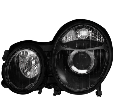 Faros Delanteros Mercedes Benz W210 E Class 99-01_Negro