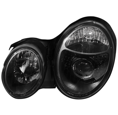 Faros Delanteros Mercedes Benz W208 Clk 06.97-06.02_Xenon_Negro