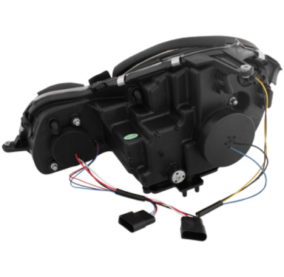 Faros Delanteros Mercedes Benz W211 E Class 06-08_Negro