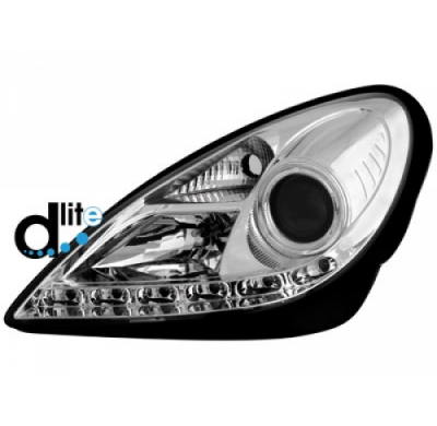 Faros Luz Diurna Homologacion R87 Mercedes Benz Slk R171 04-11
