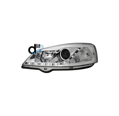 Faros Luz Diurna Opel Astra G Homologacion R87 _ Chrom