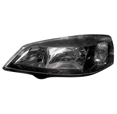 Faros Delanteros Opel Astra G 98-04_Cromado_Negro