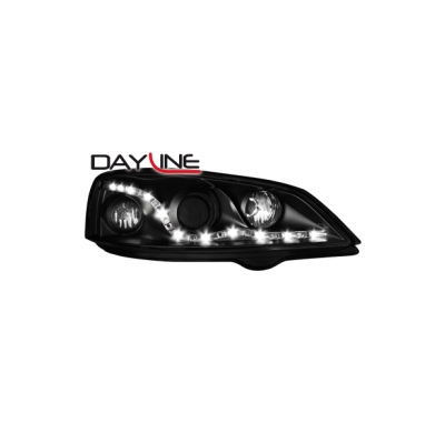 Faros Luz Diurna Opel Astra G 98-04 _  Negro