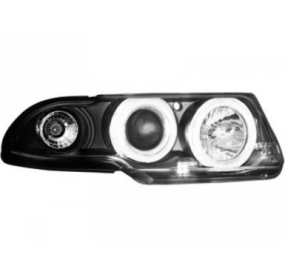 Faros Delanteros Opel Astra F 91-94 _ 2 Ccfl Slr _ Negro