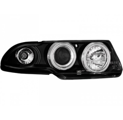 Faros Delanteros Opel Astra F 91-94 _ 2 Ccfl Slr _ Negro