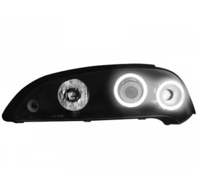 Faros Delanteros Opel Tigra 94-00 _ 2 Ccfl Slr _ Negro