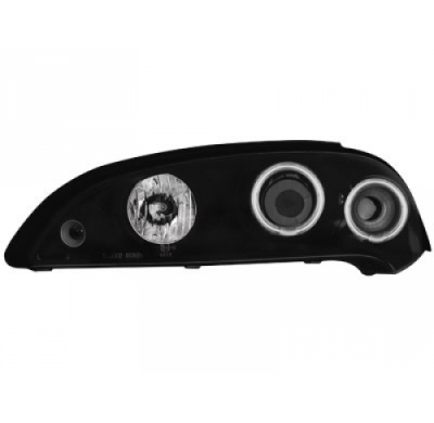 Faros Delanteros Opel Tigra 94-00 _ 2 Ccfl Slr _ Negro