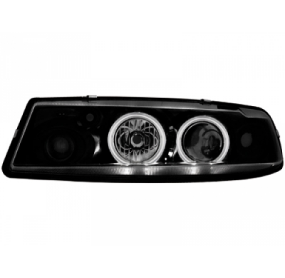 Faros Delanteros Opel Calibra 90-97_ 2 Ccfl Slr _ Negro