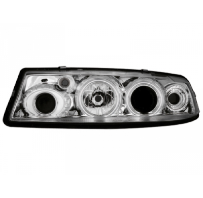 Faros Delanteros Opel Calibra 90-97_ 2 Ccfl Slr _ Cromado