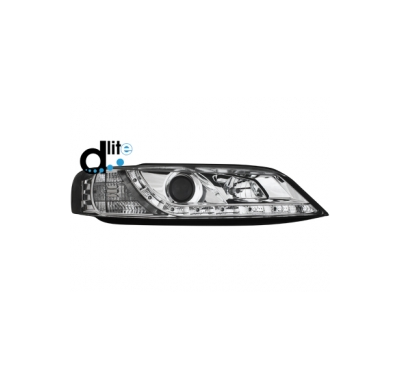 Faros Luz Diurna Opel Vectra B 96-98_Homologacion R87_Cromado
