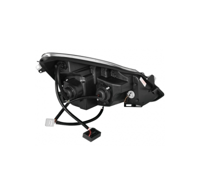 Faros Luz Diurna Opel Corsa D 06+ _  Negro