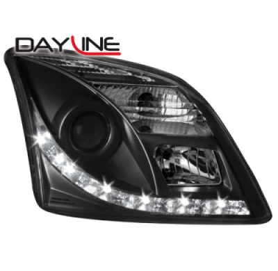 Faros Luz Diurna Opel Vectra C 02-08/05_Tfl-Opt._Negro