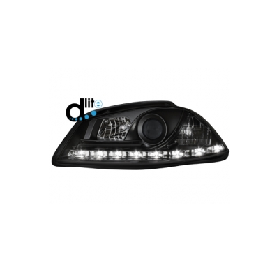 Faros Luz Diurna Seat Ibiza 6l 03-08_Homologacion R87_Black