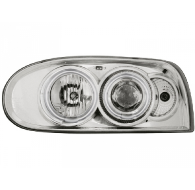 Faros Delanteros Vw Golf Iii 92-98 _ 2 Ccfl Slr _ Cromado