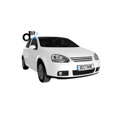 Faros Luz Diurna Vw Golf V Homologacion R87 _ Cromado