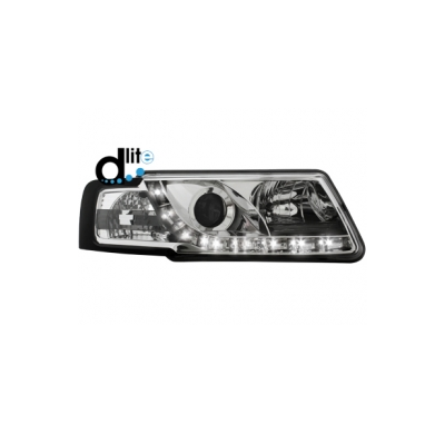 Faros Luz Diurna Vw Passat 3b Homologacion R87 _ Cromado