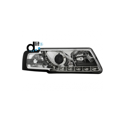 Faros Luz Diurna Vw Passat 3b Homologacion R87 _ Cromado