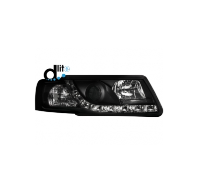 Faros Luz Diurna Vw Passat 3b  Homologacion R87 _ Negro