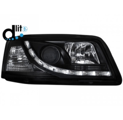 Faros Luz Diurna Homologacion R87 Vw T5 03-09_ Luz Diurna _ Negro