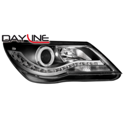 Faros Luz Diurna Vw Tiguan 07-11_Negro