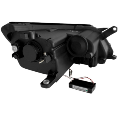 Faros Luz Diurna Vw Tiguan 07-11_Negro