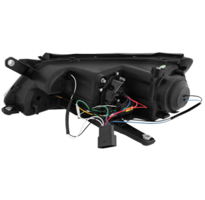 Faros Luz Diurna Vw Tiguan 07-11_Negro