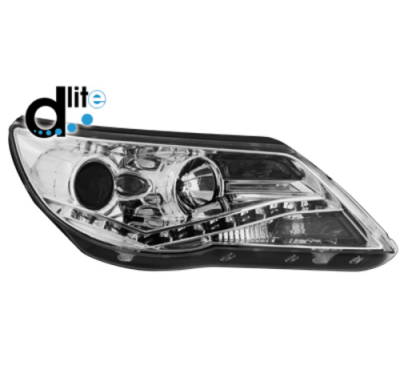 Faros Luz Diurna Vw Tiguan 07-11_Cromado Homologacion R87