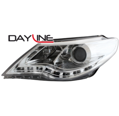 Faros Luz Diurna Vw Passat 3c 05+_Drl Optic_Negro