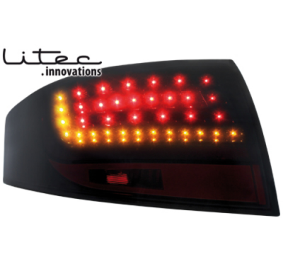 Pilotos Led Litec Audi Tt (8n3/8n9) 98-05 Negro/Ahumado