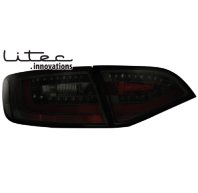 Litec Led Pilotos Traseros Audi A4 B8 (8k) Avant _ Negros/Ahumados Intermitente Dinamico