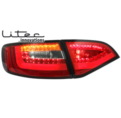 Litec Led Pilotos Traseros Audi A4 B8 (8k) Avant _ Rojo/Crystal