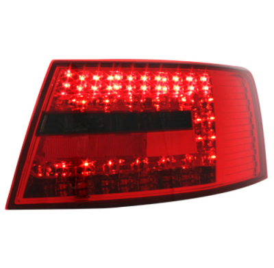 Led Pilotos Traseros Audi A6 4f Limousine 04-08 _ Rojo/Ahumados