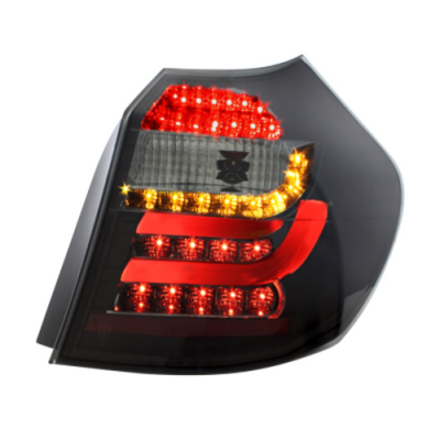 Pilotos Led Bmw 1er E87 07-11 Negro/Ahumado